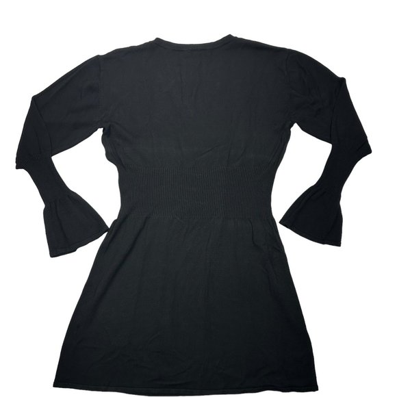 Express Bell Sleeve Corset Waist Sweater Dress (L) - Picture 2 of 8